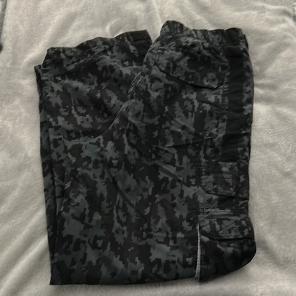 Sportek Lined Wind pants, Grey/Black, Great Used Condition, SZ 10/12 - Picture 9 of 9